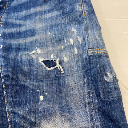 【中古品】【メンズ】 DISTRESSED DENIM PANTS S71LB0623 ディスクエイド デニム パンツ ボトムス ジーンズ 152-260420-KS-19-fuzh サイズ：48 カラー：インディゴ 万代Net店