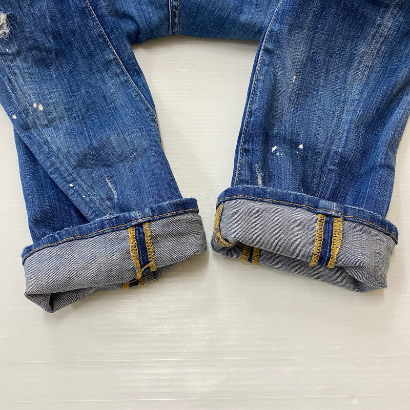 【中古品】【メンズ】 DISTRESSED DENIM PANTS S71LB0623 ディスクエイド デニム パンツ ボトムス ジーンズ 152-260420-KS-19-fuzh サイズ：48 カラー：インディゴ 万代Net店