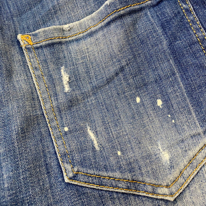 【中古品】【メンズ】 DISTRESSED DENIM PANTS S71LB0623 ディスクエイド デニム パンツ ボトムス ジーンズ 152-260420-KS-19-fuzh サイズ：48 カラー：インディゴ 万代Net店
