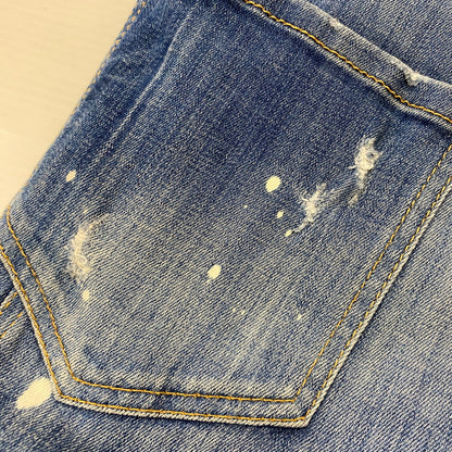 【中古品】【メンズ】 DISTRESSED DENIM PANTS S71LB0623 ディスクエイド デニム パンツ ボトムス ジーンズ 152-260420-KS-19-fuzh サイズ：48 カラー：インディゴ 万代Net店