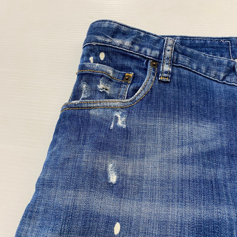 【中古品】【メンズ】 DISTRESSED DENIM PANTS S71LB0623 ディスクエイド デニム パンツ ボトムス ジーンズ 152-260420-KS-19-fuzh サイズ：48 カラー：インディゴ 万代Net店
