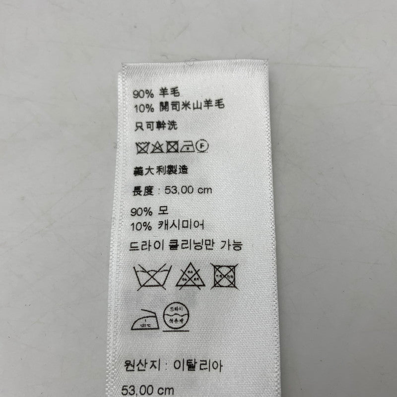 【中古品】【メンズ】 CELINE セリーヌ LOGO KNIT CAP AA0H92I93 ロゴ ニット キャップ 帽子 カシミヤ混ウール 183-260522-ko-01-tei サイズ：TU カラー：ブラック 万代Net店