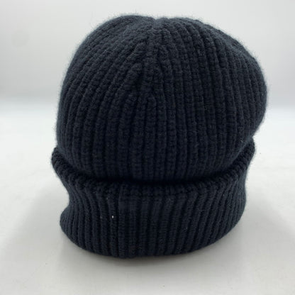 【中古品】【メンズ】 CELINE セリーヌ LOGO KNIT CAP AA0H92I93 ロゴ ニット キャップ 帽子 カシミヤ混ウール 183-260522-ko-01-tei サイズ：TU カラー：ブラック 万代Net店