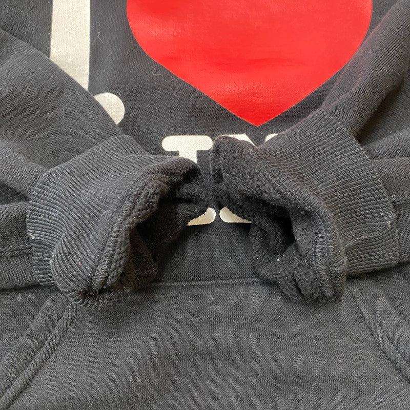 【中古品】【メンズ】 SAINT MICHAEL SAINT Mxxxxxx SAINT MICHAEL セントマイケル I LOVE SAINT HOODIE SM-MK8-0000-057 アイラブ セント フーディ トップス プルオーバーパーカー 142-260422-ks-02-fuzh サイズ：M カラー：ブラック 万代Net店