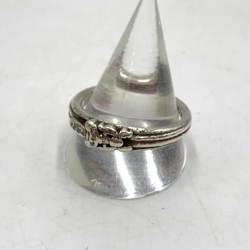 【中古品】【メンズ】 CHROME HEARTS クロムハーツ BABY CLSC DIA ベイビークラシック ダガーリング アクセサリー ダイアモンド 指輪 190-260503-ko-22-tei カラー：シルバー 21号 万代Net店