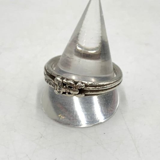 【中古品】【メンズ】 CHROME HEARTS クロムハーツ BABY CLSC DIA ベイビークラシック ダガーリング アクセサリー ダイアモンド 指輪 190-260503-ko-22-tei カラー：シルバー 21号 万代Net店