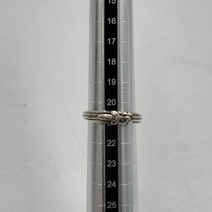 【中古品】【メンズ】 CHROME HEARTS クロムハーツ BABY CLSC DIA ベイビークラシック ダガーリング アクセサリー ダイアモンド 指輪 190-260503-ko-22-tei カラー：シルバー 21号 万代Net店