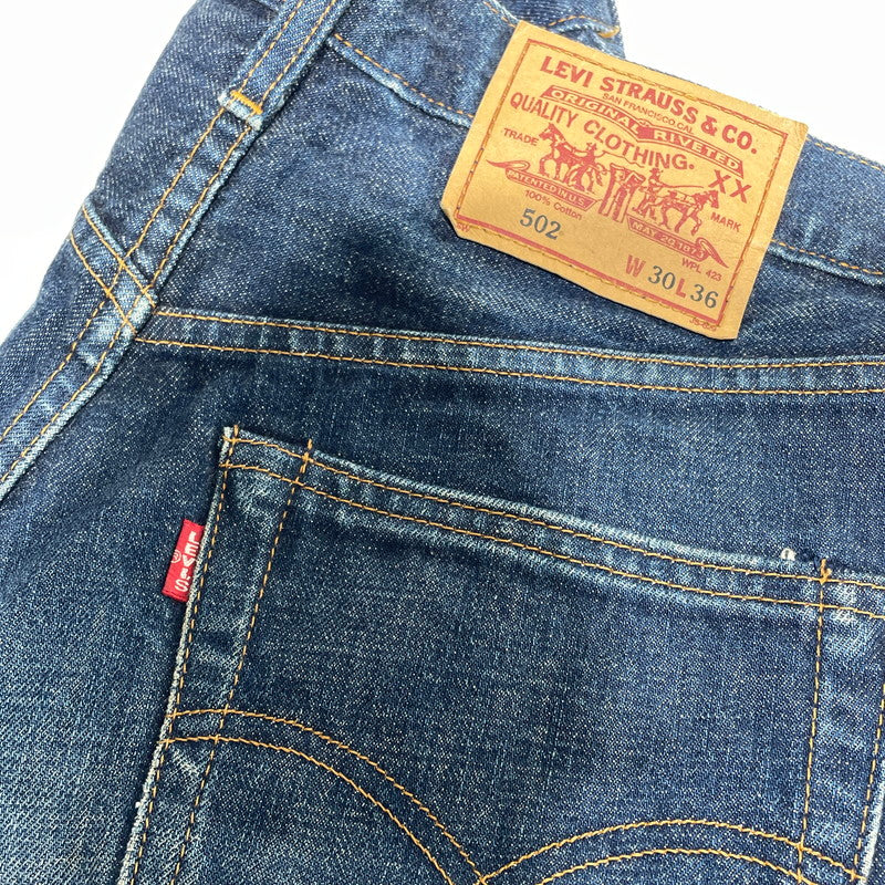 【中古品】【メンズ】 LEVI'S リーバイス 00'S 502 復刻 デニム ジーンズ 156-260818-nm-93-tei サイズ：W30 万代Net店