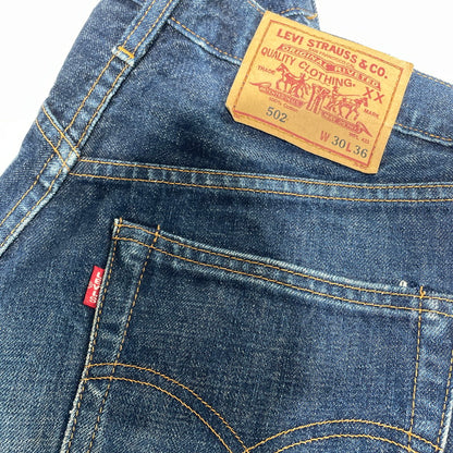 【中古品】【メンズ】 LEVI'S リーバイス 00'S 502 復刻 デニム ジーンズ 156-260818-nm-93-tei サイズ：W30 万代Net店
