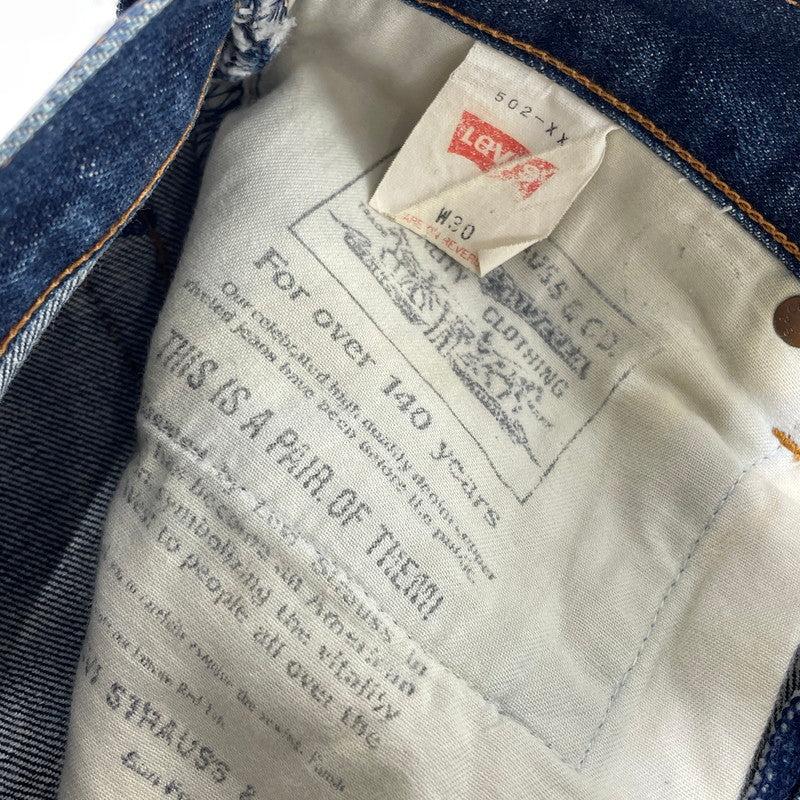 【中古品】【メンズ】 LEVI'S リーバイス 00'S 502 復刻 デニム ジーンズ 156-260818-nm-93-tei サイズ：W30 万代Net店