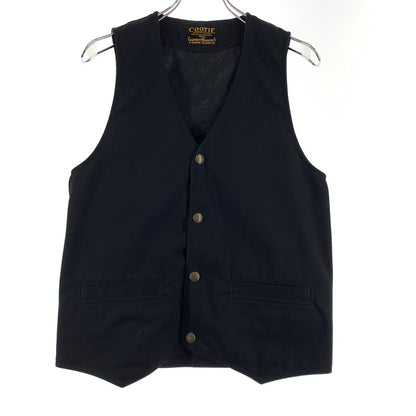 【中古品】【メンズ】 COOTIE クーティー WORK VEST ワークベスト ライトアウター ボタンダウン 142-260716-ko-03-tei サイズ：S カラー：ブラック 万代Net店