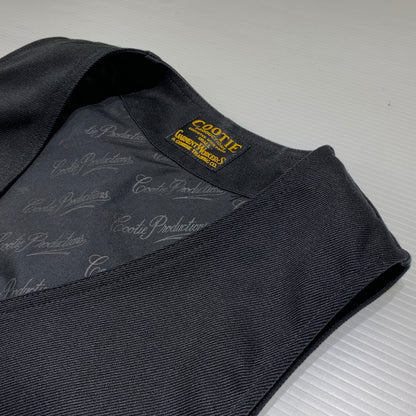 【中古品】【メンズ】 COOTIE クーティー WORK VEST ワークベスト ライトアウター ボタンダウン 142-260716-ko-03-tei サイズ：S カラー：ブラック 万代Net店