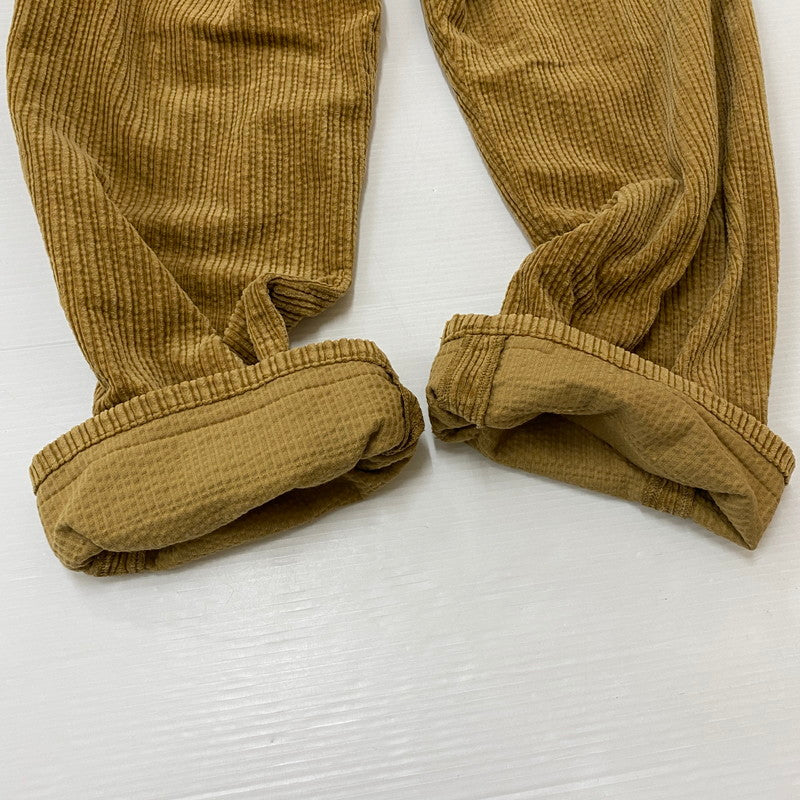 【中古品】【メンズ】 21AW TUCK 02 TROUSERS COTTON CORDUROY PANTS 212TQDT-PTM02 トラック2 トラウザー コットン コーデュロイ パンツ ボトムス 153-260422-ks-14-tei サイズ：1 カラー：ブラウン 万代Net店