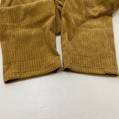 【中古品】【メンズ】 21AW TUCK 02 TROUSERS COTTON CORDUROY PANTS 212TQDT-PTM02 トラック2 トラウザー コットン コーデュロイ パンツ ボトムス 153-260422-ks-14-tei サイズ：1 カラー：ブラウン 万代Net店