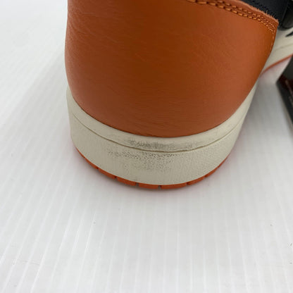 【中古品】【メンズ】 NIKE ナイキ AIR JORDAN 1 RETRO HIGH OG SHATTERED BACKBOARD DZ5485-008 エアジョーダン1 レトロ ハイ スニーカー 靴 シューズ 160-260917-ko-07-teih サイズ：27cm カラー：オレンジブラック 万代Net店