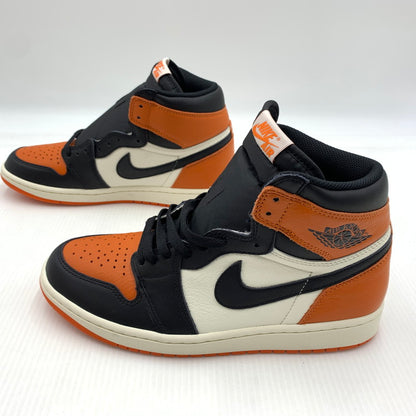 【中古品】【メンズ】 NIKE ナイキ AIR JORDAN 1 RETRO HIGH OG SHATTERED BACKBOARD DZ5485-008 エアジョーダン1 レトロ ハイ スニーカー 靴 シューズ 160-260917-ko-07-teih サイズ：27cm カラー：オレンジブラック 万代Net店