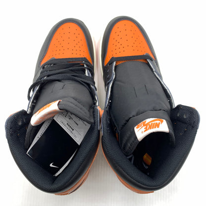 【中古品】【メンズ】 NIKE ナイキ AIR JORDAN 1 RETRO HIGH OG SHATTERED BACKBOARD DZ5485-008 エアジョーダン1 レトロ ハイ スニーカー 靴 シューズ 160-260917-ko-07-teih サイズ：27cm カラー：オレンジブラック 万代Net店