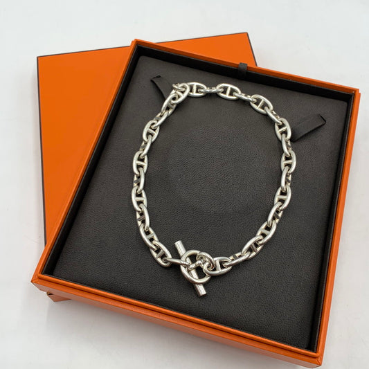 【中古品】【メンズ】 HERMES エルメス シェーヌダンクル ネックレス GM 29コマ アクセサリー 182-260502-ko-02-tei サイズ：重さ約：132g カラー：シルバー 万代Net店