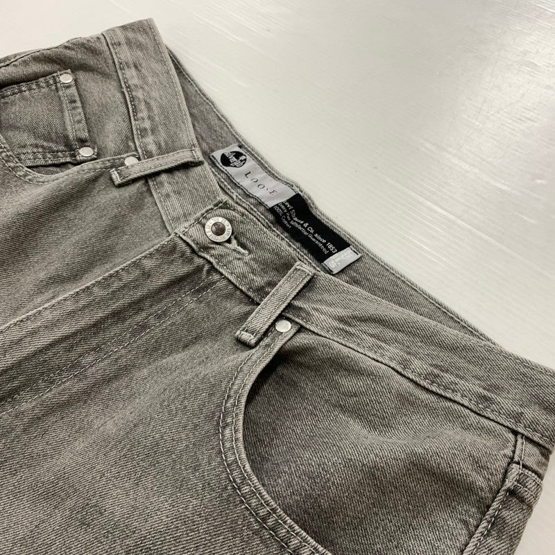 【中古品】【メンズ】 LEVI'S SILVER TAB リーバイス シルバータブ DENIM PANTS PC9-A3421-0006 デニムパンツ ボトムス ストレートジーンズ 156-260423-ko-14-tei サイズ：32 カラー：グレー 万代Net店