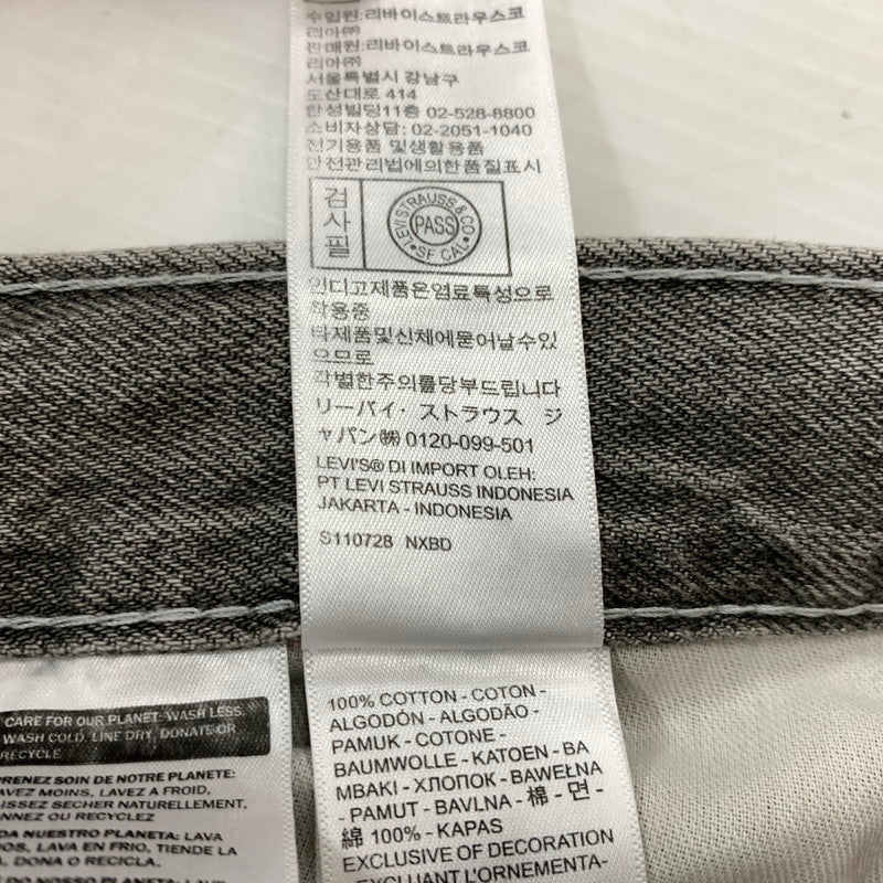 【中古品】【メンズ】 LEVI'S SILVER TAB リーバイス シルバータブ DENIM PANTS PC9-A3421-0006 デニムパンツ ボトムス ストレートジーンズ 156-260423-ko-14-tei サイズ：32 カラー：グレー 万代Net店