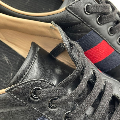 【中古品】【メンズ】 GUCCI グッチ ACE BEE SNEAKERS 429446 エース ビー スニーカー 靴 シューズ 183-260420-yo-12-tei サイズ：8 カラー：ブラック 万代Net店