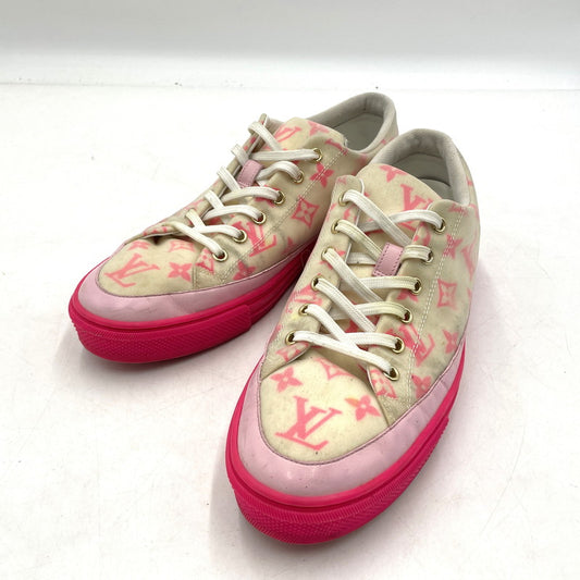 【中古品】【メンズ】 LOUIS VUITTON ルイ・ヴィトン STELLAR LINE MONOGRAM MESH SNEAKERS CL1109 ステラーライン モノグラムメッシュ スニーカー 靴 シューズ 179-260420-yo-11-tei サイズ：42 カラー：ピンク/ホワイト 万代Net店