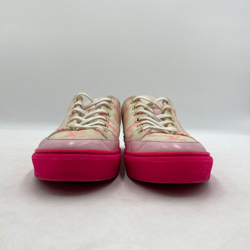 【中古品】【メンズ】 LOUIS VUITTON ルイ・ヴィトン STELLAR LINE MONOGRAM MESH SNEAKERS CL1109 ステラーライン モノグラムメッシュ スニーカー 靴 シューズ 179-260420-yo-11-tei サイズ：42 カラー：ピンク/ホワイト 万代Net店