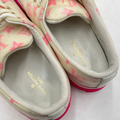 【中古品】【メンズ】 LOUIS VUITTON ルイ・ヴィトン STELLAR LINE MONOGRAM MESH SNEAKERS CL1109 ステラーライン モノグラムメッシュ スニーカー 靴 シューズ 179-260420-yo-11-tei サイズ：42 カラー：ピンク/ホワイト 万代Net店