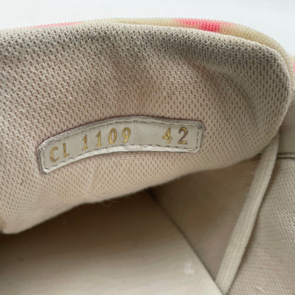 【中古品】【メンズ】 LOUIS VUITTON ルイ・ヴィトン STELLAR LINE MONOGRAM MESH SNEAKERS CL1109 ステラーライン モノグラムメッシュ スニーカー 靴 シューズ 179-260420-yo-11-tei サイズ：42 カラー：ピンク/ホワイト 万代Net店