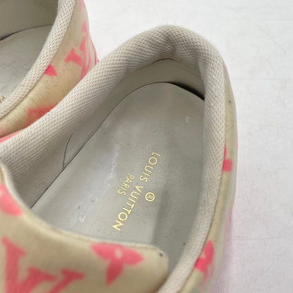【中古品】【メンズ】 LOUIS VUITTON ルイ・ヴィトン STELLAR LINE MONOGRAM MESH SNEAKERS CL1109 ステラーライン モノグラムメッシュ スニーカー 靴 シューズ 179-260420-yo-11-tei サイズ：42 カラー：ピンク/ホワイト 万代Net店
