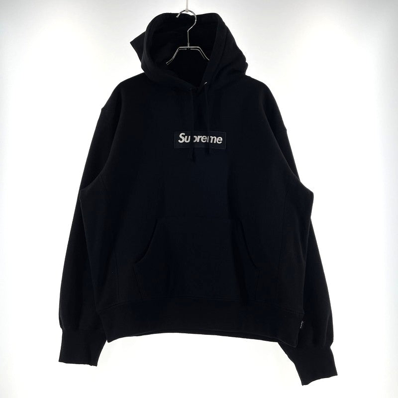 【中古品】【メンズ】 SUPREME シュプリーム 25AW BOXLOGO HOODED SWEAT SHIRT ボックスロゴ フーデッド スウェットシャツ 長袖 トップス 149-260423-yo-11-tei サイズ：S カラー：ブラック 万代Net店
