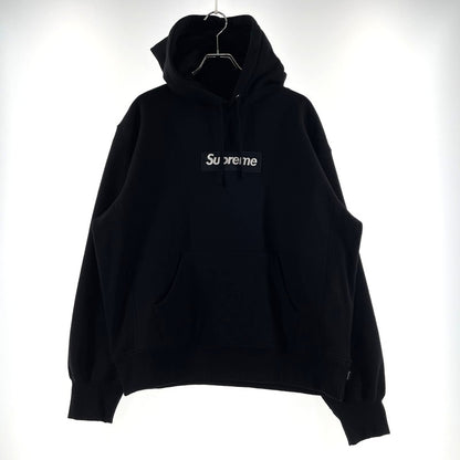 【中古品】【メンズ】 SUPREME シュプリーム 25AW BOXLOGO HOODED SWEAT SHIRT ボックスロゴ フーデッド スウェットシャツ 長袖 トップス 149-260423-yo-11-tei サイズ：S カラー：ブラック 万代Net店