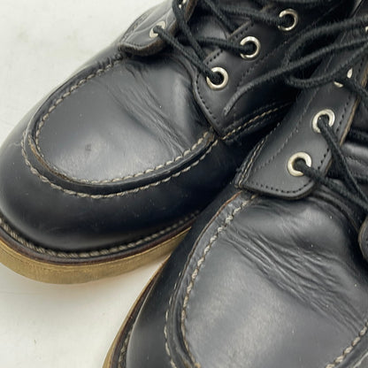 【中古品】【メンズ】 RED WING レッドウィング 6INCH CLASSIC MOC TOE BOOTS 8179 6インチ クラシック モック トゥ ブーツ 靴 シューズ 164-260420-yo-01-tei サイズ：8.5E カラー：ブラック 万代Net店