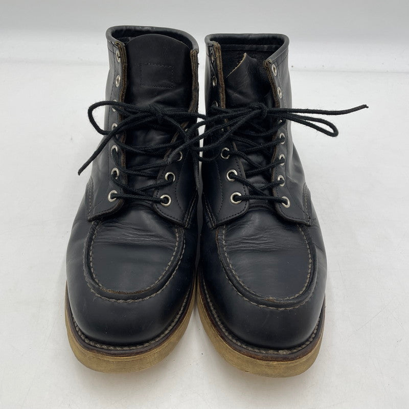 【中古品】【メンズ】 RED WING レッドウィング 6INCH CLASSIC MOC TOE BOOTS 8179 6インチ クラシック モック トゥ ブーツ 靴 シューズ 164-260420-yo-01-tei サイズ：8.5E カラー：ブラック 万代Net店