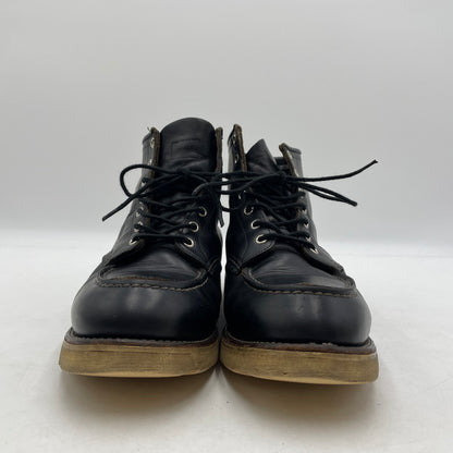 【中古品】【メンズ】 RED WING レッドウィング 6INCH CLASSIC MOC TOE BOOTS 8179 6インチ クラシック モック トゥ ブーツ 靴 シューズ 164-260420-yo-01-tei サイズ：8.5E カラー：ブラック 万代Net店