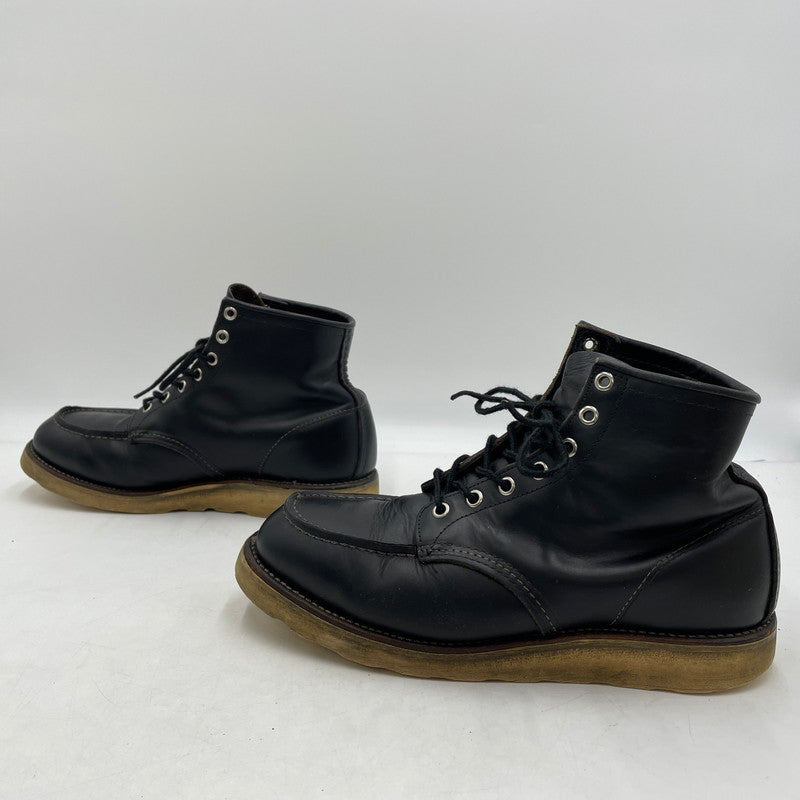 【中古品】【メンズ】 RED WING レッドウィング 6INCH CLASSIC MOC TOE BOOTS 8179 6インチ クラシック モック トゥ ブーツ 靴 シューズ 164-260420-yo-01-tei サイズ：8.5E カラー：ブラック 万代Net店