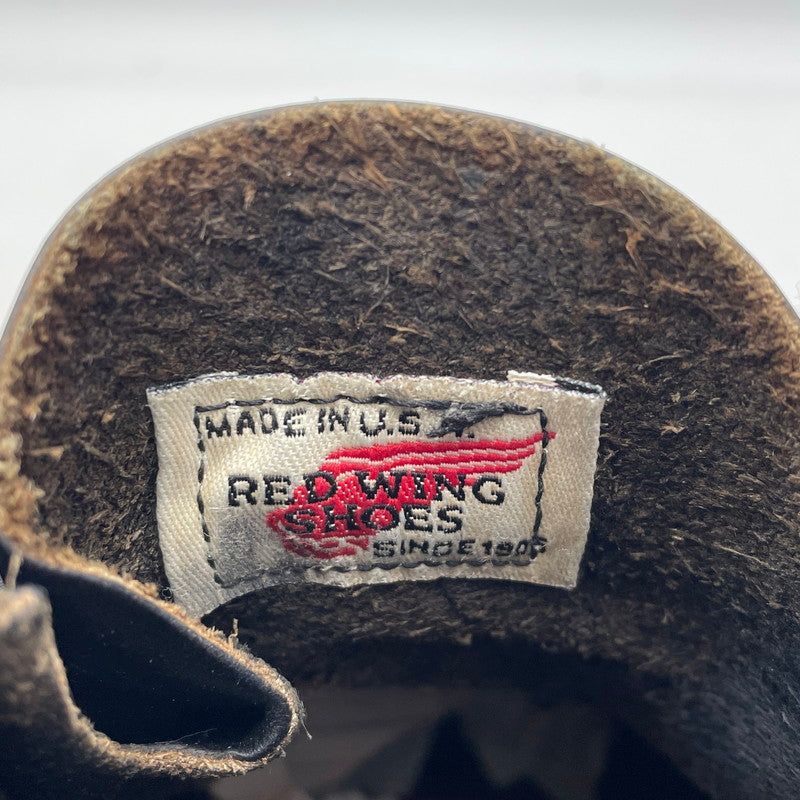 【中古品】【メンズ】 RED WING レッドウィング 6INCH CLASSIC MOC TOE BOOTS 8179 6インチ クラシック モック トゥ ブーツ 靴 シューズ 164-260420-yo-01-tei サイズ：8.5E カラー：ブラック 万代Net店