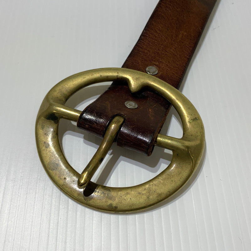 【現状渡し品】【メンズ】 HTC エイチティーシー END ONLY BELT エンド オンリー ベルト アクセサリー 205-260622-ko-17-tei サイズ：36 カラー：ブラウン 万代Net店