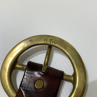 【現状渡し品】【メンズ】 HTC エイチティーシー END ONLY BELT エンド オンリー ベルト アクセサリー 205-260622-ko-17-tei サイズ：36 カラー：ブラウン 万代Net店
