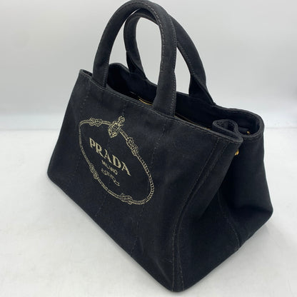 【現状渡し品】【メンズ】 PRADA プラダ カナパ M 2WAY バッグ カバン ショルダーバッグ トートバッグ 180-260606-ko-11-tei カラー：ブラック 万代Net店
