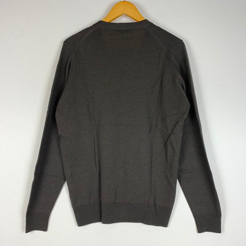 【中古品】【メンズ】 JOHN SMEDLEY ジョンスメドレー V NECK CARDIGAN ブイネック カーディガン トップス 141-260423-ko-06-tei サイズ：M カラー：ブラウン 万代Net店