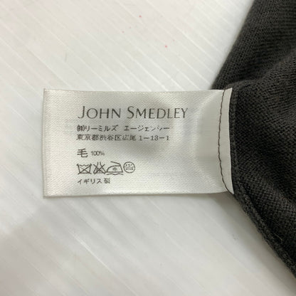 【中古品】【メンズ】 JOHN SMEDLEY ジョンスメドレー V NECK CARDIGAN ブイネック カーディガン トップス 141-260423-ko-06-tei サイズ：M カラー：ブラウン 万代Net店
