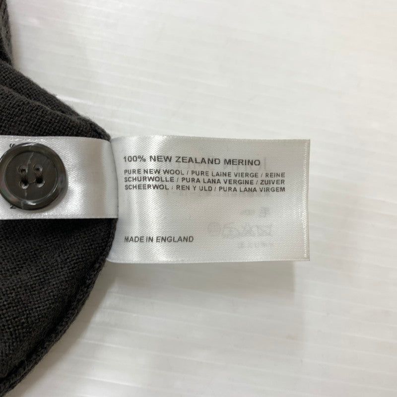 【中古品】【メンズ】 JOHN SMEDLEY ジョンスメドレー V NECK CARDIGAN ブイネック カーディガン トップス 141-260423-ko-06-tei サイズ：M カラー：ブラウン 万代Net店