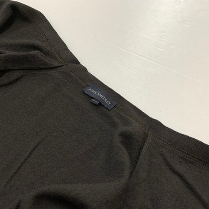 【中古品】【メンズ】 JOHN SMEDLEY ジョンスメドレー V NECK CARDIGAN ブイネック カーディガン トップス 141-260423-ko-06-tei サイズ：M カラー：ブラウン 万代Net店