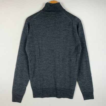 【中古品】【メンズ】 JOHN SMEDLEY ジョンスメドレー TURTLE NECK MERINO WOOL SHIRT タートルネック メリノ ウール シャツ トップス 長袖 141-260423-ko-04-tei サイズ：S カラー：グレー 万代Net店