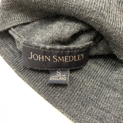【中古品】【メンズ】 JOHN SMEDLEY ジョンスメドレー TURTLE NECK MERINO WOOL SHIRT タートルネック メリノ ウール シャツ トップス 長袖 141-260423-ko-04-tei サイズ：S カラー：グレー 万代Net店