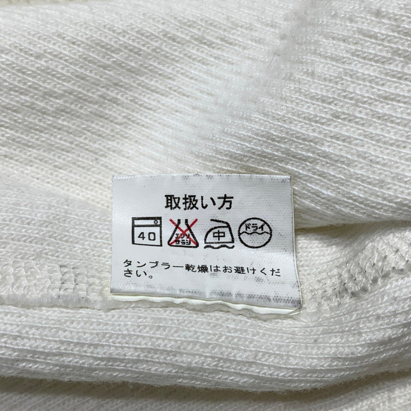 【現状渡し品】【メンズ】 LANGLITZ LEATHERS ラングリッツレザー LONG SLEEVE THERMAL T-SHIRTS ロングスリーブ サーマル Tシャツ 長袖 トップス 145-260703-yo-14-tei サイズ：38 カラー：ホワイト 万代Net店