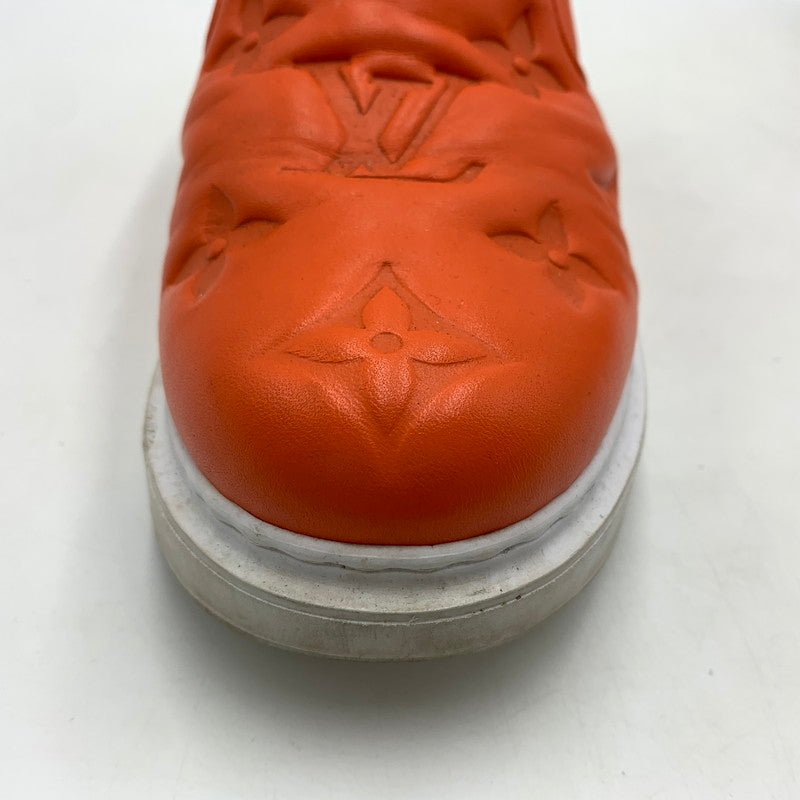 【中古品】【メンズ】 LOUIS VUITTON ルイ・ヴィトン LD0242 ビバリーヒルズライン レザー スリッポン 靴 179-260522-ko-02-tei サイズ：7.5 カラー：オレンジ 万代Net店