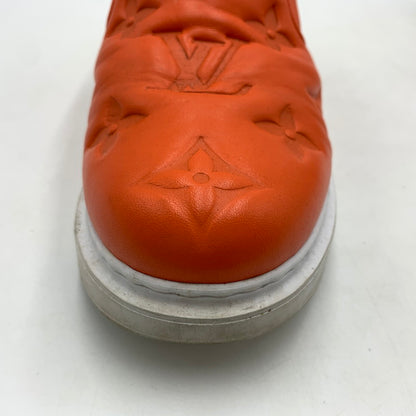 【中古品】【メンズ】 LOUIS VUITTON ルイ・ヴィトン LD0242 ビバリーヒルズライン レザー スリッポン 靴 179-260522-ko-02-tei サイズ：7.5 カラー：オレンジ 万代Net店