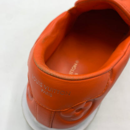 【中古品】【メンズ】 LOUIS VUITTON ルイ・ヴィトン LD0242 ビバリーヒルズライン レザー スリッポン 靴 179-260522-ko-02-tei サイズ：7.5 カラー：オレンジ 万代Net店